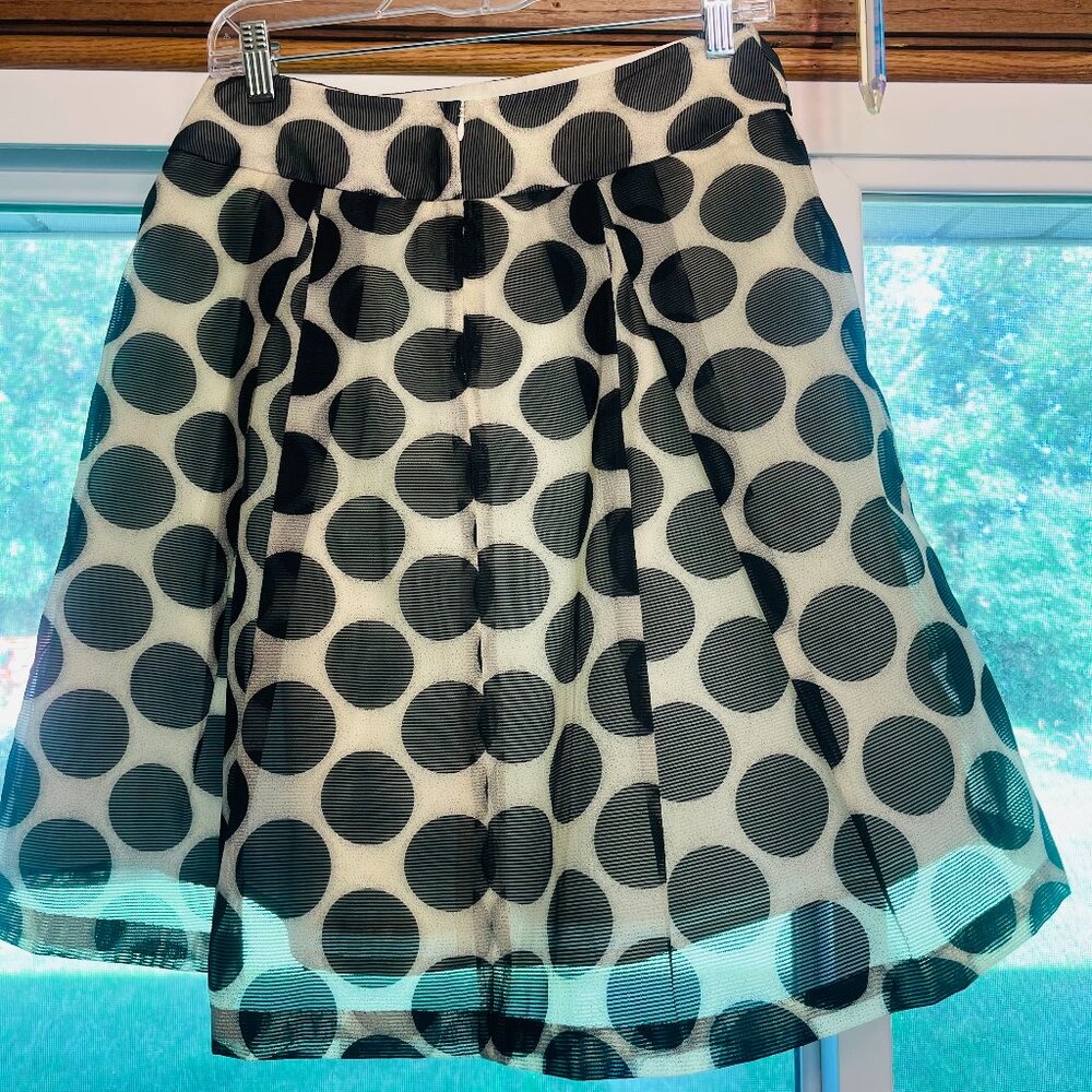 Ladies Polka Dot Mini Skirt